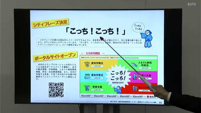 「こっち!こっち!」高知市のシティフレーズが誕生!特設サイトもオープンでプロモーション力UP 若い世代認知度向上へ|TBS NEWS DIG