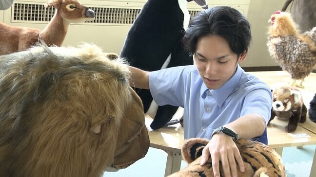 盲学校にリアルな動物模型を集めた動物園 手で触れることで動物たちの特徴を学んでほしい【岡山】|TBS NEWS DIG