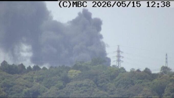 「店舗の商品が燃えている」鹿児島市小野町で建物火災　現場付近からは黒煙|TBS NEWS DIG