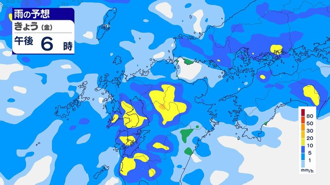 【大雨情報】山口県含む九州北部地方　あす午前にかけて線状降水帯発生のおそれ　１時間に５０ミリの降水予想も（山口、福岡、大分、佐賀、熊本、長崎県）　福岡管区気象台　午後４時発表|TBS NEWS DIG