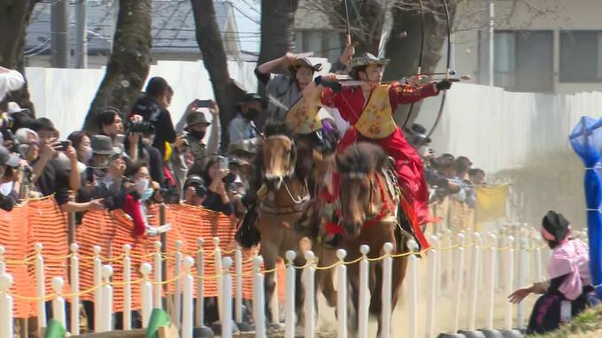 【速報】十和田市もソメイヨシノ開花宣言　サクラ咲く中で「櫻流鏑馬」実施　|　青森のニュース│ATV NEWS│青森テレビ