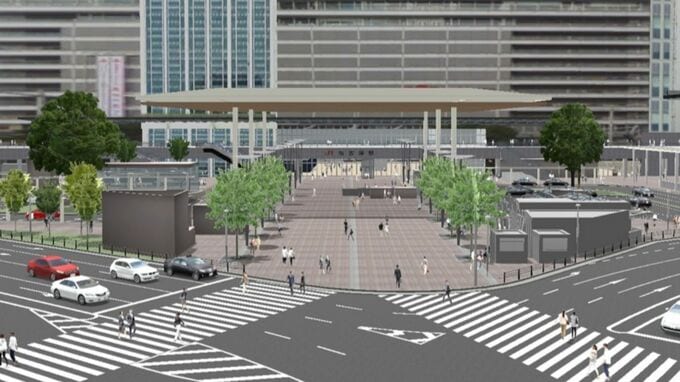 名古屋駅東側･駅前広場のデザイン画を公表 リニア開業に向け2030年代後半の完成目指す 名鉄の“名駅再開発計画”見直しの影響はなし 名古屋市|TBS NEWS DIG