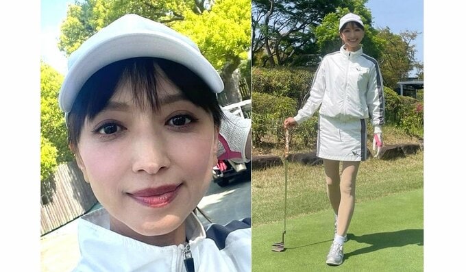 【 望月理恵 】 「ゴルフに快適な季節がやってきました♪」　笑顔ショット公開　「色黒&焼けやすい私に　良い紫外線対策教えてください」|TBS NEWS DIG