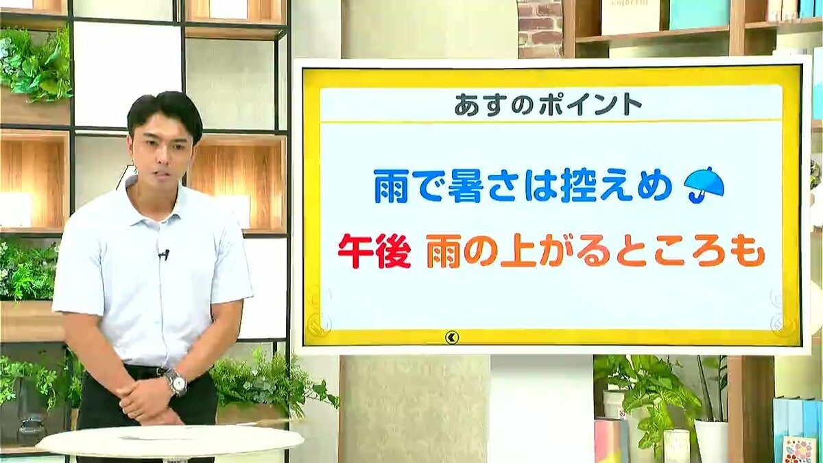 高知の天気　23日　午前中を中心に雨の範囲広がる　山岸拓気象予報士が解説