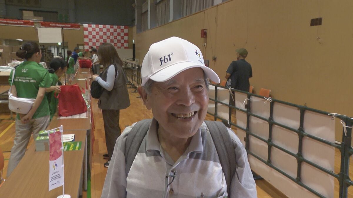 アジア大会91歳のボランティア 「国際親善のお役に立てれば」 事前に競技を観戦 参加国の言葉をAIで勉強し体力作りにトレーニングも!