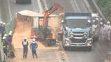 中九州道 犬飼ICー千歳ICで6時間通行止め 5台絡む事故で道路一面のおがくず 大分・豊後大野市|TBS NEWS DIG