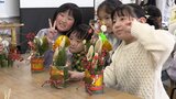 折り紙の土偶を飾って縄文風! 親子連れが良い年を願ってミニ門松を作り 岩手・宮古市|TBS NEWS DIG