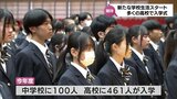 新生活のスタート 宮崎県内の多くの高校で入学式 | MRTニュース | MRT宮崎放送