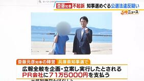 兵庫県知事選めぐり公職選挙法違反の疑いで刑事告発された斎藤知事とＰＲ会社社長　神戸地検が不起訴処分「選挙運動の対価と認定するには疑義があった」|TBS NEWS DIG