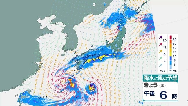 台風7号は沖縄・奄美に接近　梅雨前線と2つの台風　西～東日本はあすにかけて大雨のおそれ　土砂災害などに厳重警戒|TBS NEWS DIG