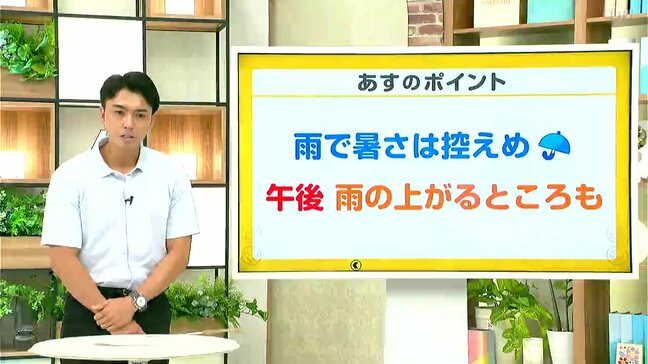 高知の天気 23日 午前中を中心に雨の範囲広がる 山岸拓気象予報士が解説|TBS NEWS DIG