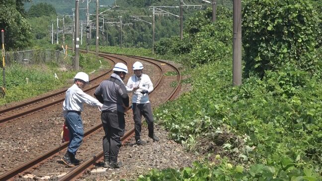 JR鹿児島線で「線路の土台」が崩れる 熊本の「荒尾~植木」間は20日(水)も終日運休 |TBS NEWS DIG