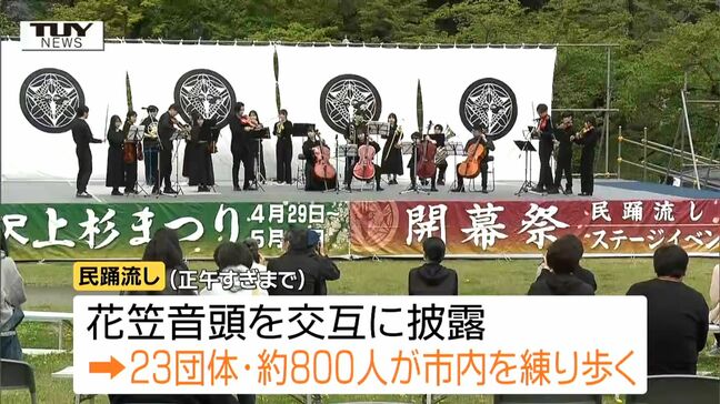 最終日には「川中島合戦」も！ 城下町に春を告げる「米沢上杉まつり」開幕（山形）|TBS NEWS DIG