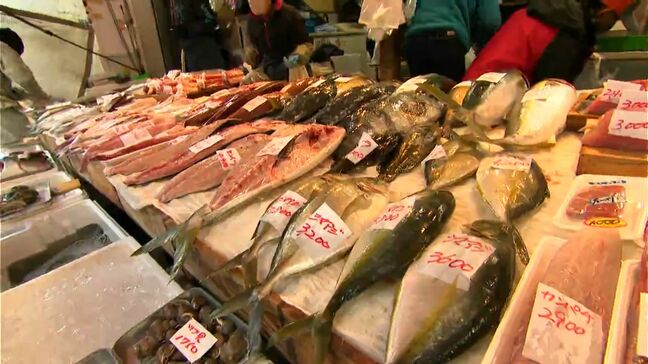 物価高の中の正月準備　朝市にぎわう　鹿児島|TBS NEWS DIG