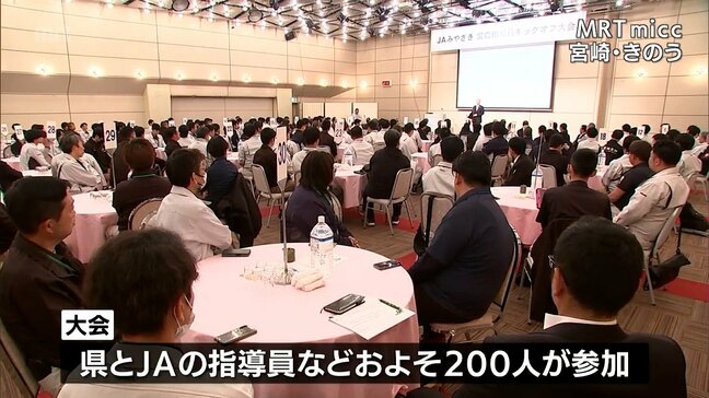 農家の所得向上を目指し　技術や経営面のアドバイスを行う「JAみやざき営農指導員」の大会|TBS NEWS DIG