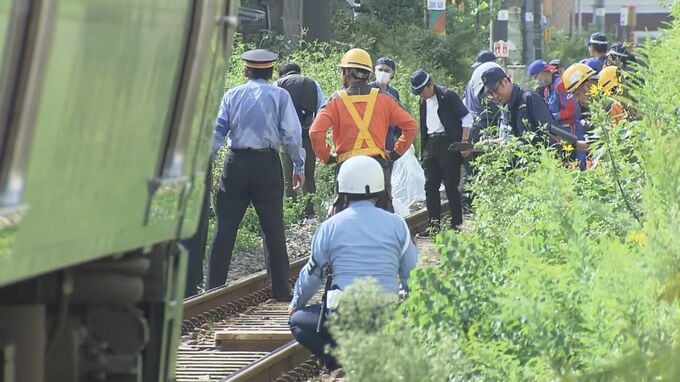 可部線で列車と男性が接触　全線で一時運転見合わせ　広島|TBS NEWS DIG