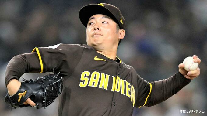 パドレス松井裕樹 1回1/3を無失点で今季2勝目、スプリットを駆使して完璧なリリーフ|TBS NEWS DIG