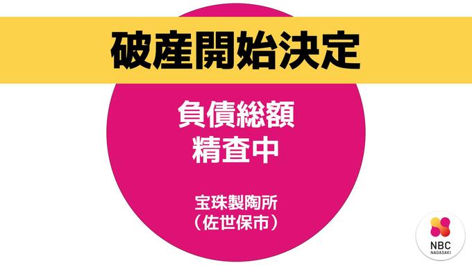 速報【破産開始決定】創業90年超の佐世保三川内焼の老舗「宝珠製陶所」割烹向け需要低迷と原材料高騰響く|TBS NEWS DIG
