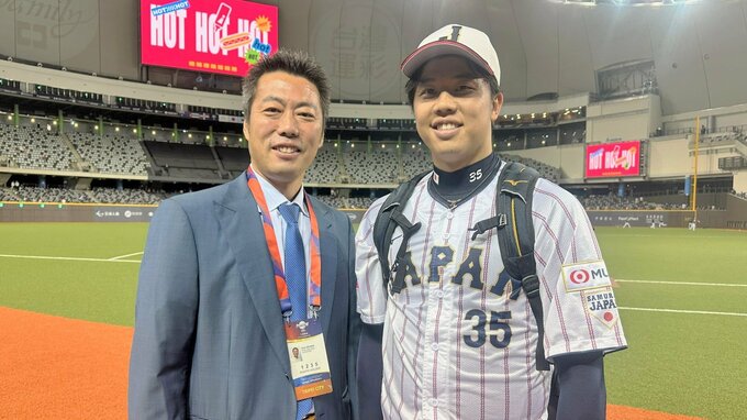 台湾戦先発・才木浩人、初めての侍ジャパンは「とにかく楽しみ ！ 」上原浩治さんが直撃 ！ 【世界野球プレミア12】|TBS NEWS DIG