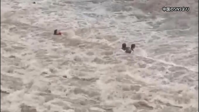 中国・四川省で川が突如増水し7人が死亡|TBS NEWS DIG