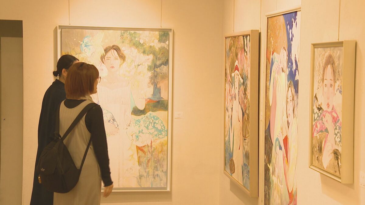 4259）松本竹敏 油絵F15号「秋の日高連峰」独立美術協会所属