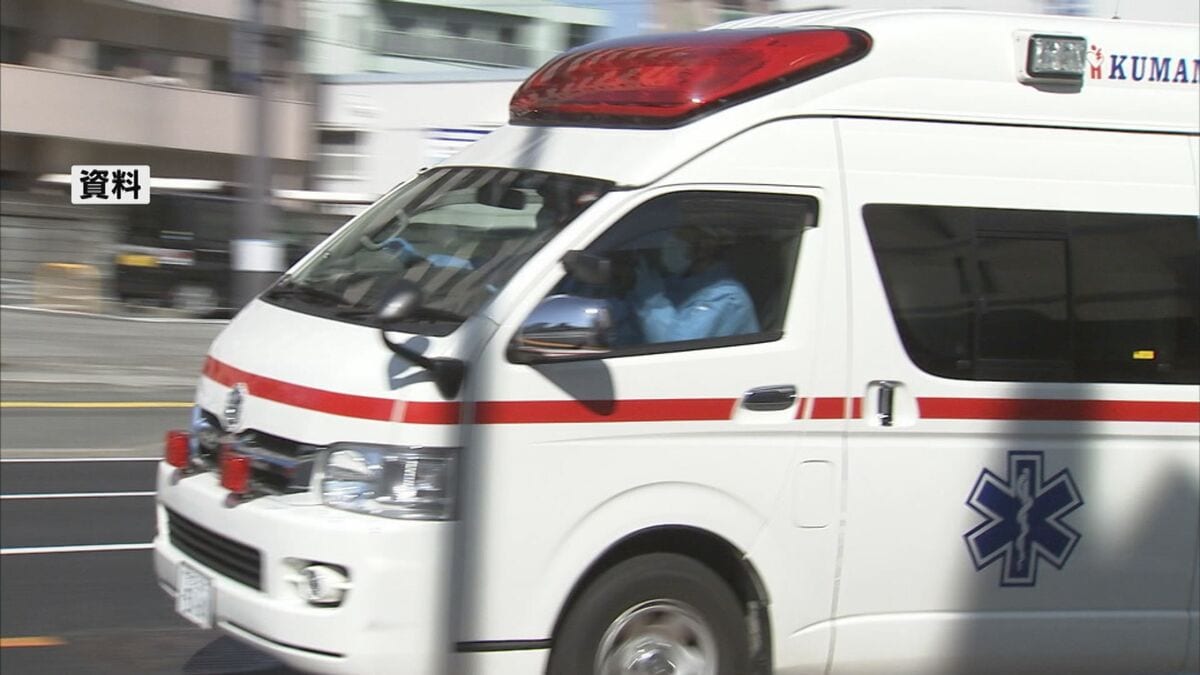 合志市で男性が意識不明の重体 新聞配達で原付バイク運転中に転倒か