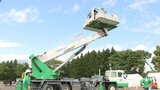 高所作業車で地上30mからの景色 フォークリフト運転体験も トラックフェスタ2023|TBS NEWS DIG