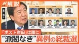 “派閥なき”異例の総裁選 小林鷹之前経済安保担当大臣が出馬表明「ポスト岸田」レース加速【Nスタ解説】|TBS NEWS DIG