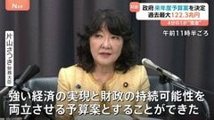 過去最大122.3兆円の来年度予算案 閣議決定 「財政規律にも配慮」片山さつき財務大臣　歳入の4分の1程度が国債| TBS CROSS DIG with Bloomberg