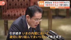 放送法解釈めぐり　岸田総理「国民の疑念招くことないよう、引き続き適切に取り組む」と強調| TBS CROSS DIG with Bloomberg