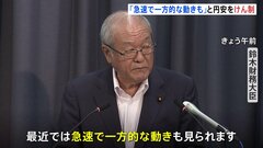 鈴木財務大臣「急速で一方的な動きも見られる」円安のスピードに警戒感示す| TBS CROSS DIG with Bloomberg