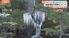 【強烈寒気】関東各地で観測史上最低気温　栃木・鹿沼は－11.7℃　東京・八王子は－8.8℃　交通機関に影響も|TBS NEWS DIG