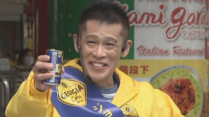 柳沢慎吾】街中で大サービス 響き渡るサイレン音「まだまだ頑張ります