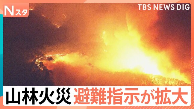 「新築した家を今度は火災で…」車の中で一夜を過ごした男性、住宅に迫る山林火災 避難指示が拡大　岩手・大槌町【Nスタ解説】|TBS NEWS DIG