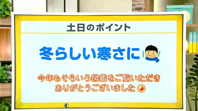 高知の天気　27日　冬晴れも厳しい寒さ続く　山岸拓気象予報士が解説|TBS NEWS DIG