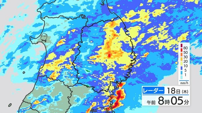大雨と雷及びひょうに関する岩手県気象情報|TBS NEWS DIG