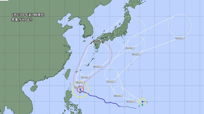 【速報】台風8号（ヒーゴス）が発生　7号とのダブル台風に|TBS NEWS DIG