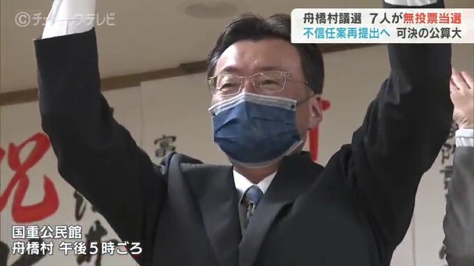 舟橋村議選7人無投票当選　不信任決議案再提出へ 可決の公算大　富山・舟橋村　|　富山のニュース｜天気・防災｜チューリップテレビ