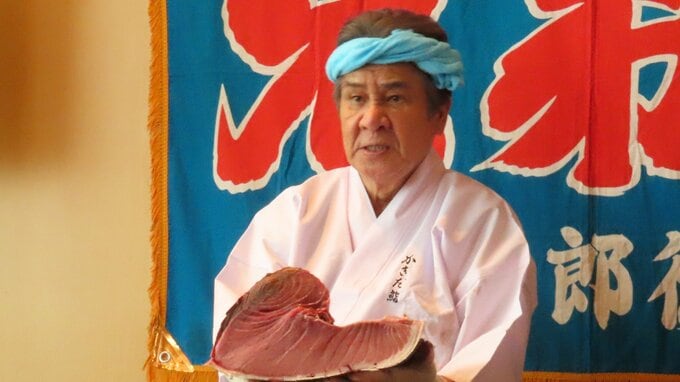 【 鳥羽一郎 】102キロの本マグロを解体 おすすめの食べ方は「塩」漁船員時代を振り返り「マイナス60度が辛かった」|TBS NEWS DIG