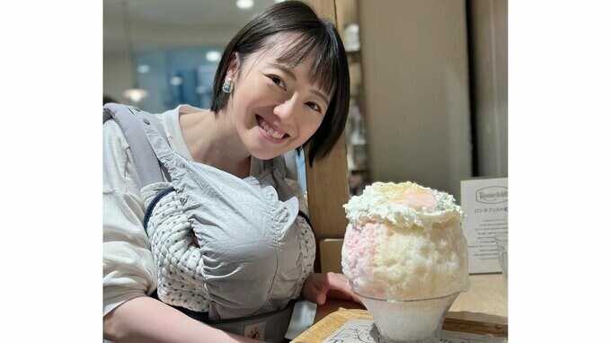 【 沢井美優 】　「桜は一瞬で儚いですね」「さくらのかき氷もあっというまだったなぁ」　オフショットを公開　「美優ちゃん、かき氷超映え」「美優さんも相変わらずの可愛さ」　反響続々|TBS NEWS DIG