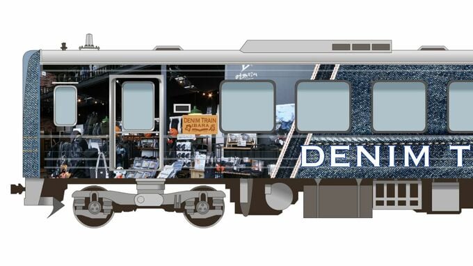 【井原鉄道】備中エリアのデニム産業をPRする「デニムトレイン」を10月下旬から運行開始へ|TBS NEWS DIG