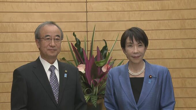【速報】高市総理と新潟県・花角知事が面会　花角知事が柏崎刈羽原発の再稼働了承を報告　高市総理は感謝の意を伝える