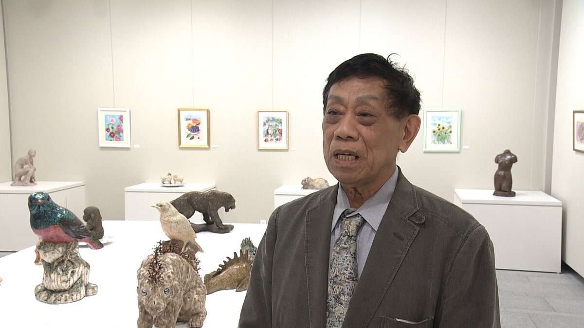 白備前」の木村玉舟さんと画家の守本智美さんが初めての二人展 備前市