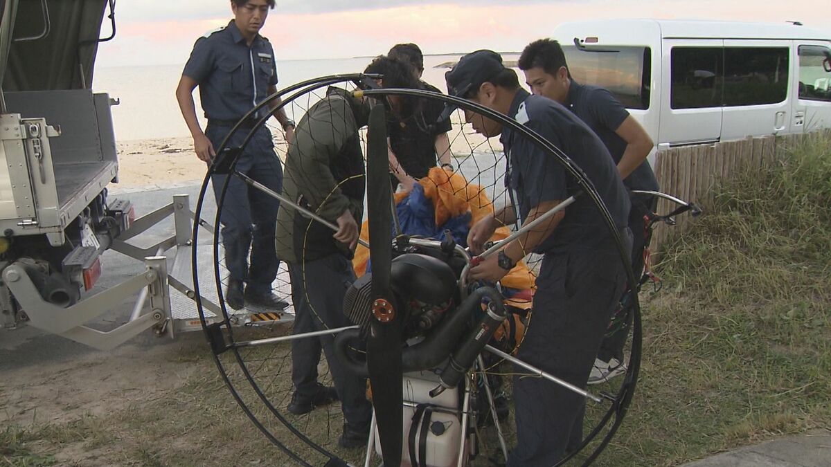 2025年のパラグライダー墜落死亡事故　救命道具の装着義務を怠ったか　操縦男性を業務上過失傷害で書類送検　中城海上保安部