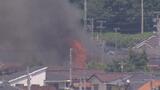 「炎と黒煙が見える」住宅2棟焼く火事、鎮圧状態に けが人なし 福島 | 福島のニュース│TUF
