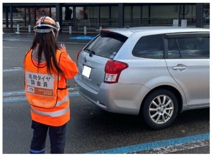 冬用タイヤ 2割近くが装着せず…ノーマルタイヤの雪道走行は法令違反の