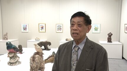 白備前」の木村玉舟さんと画家の守本智美さんが初めての二人展 備前市
