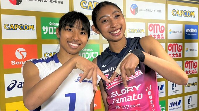 初の姉妹対決 ！ Ｖ2姫路・宮部藍梨が東海大・宮部愛芽世を破り初戦突破【全日本バレーボール選手権・皇后杯】|TBS NEWS DIG