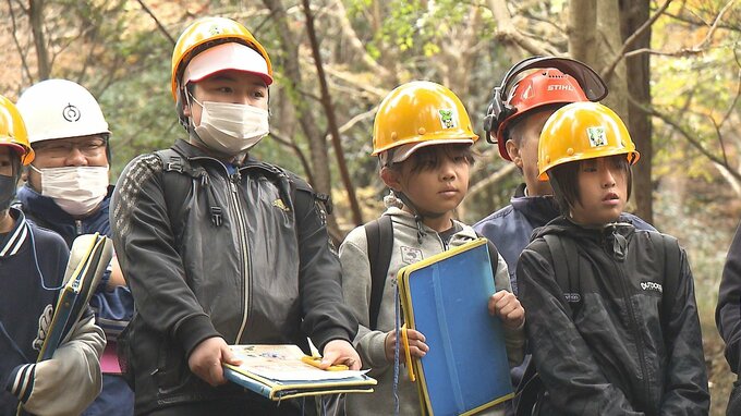 小学生が林業の仕事を学ぶ　大型機械による伐採現場を見学　大分|TBS NEWS DIG