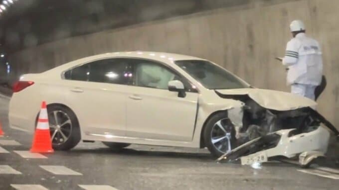 【山陽自動車道】名越山トンネル（下り）で乗用車の事故　車線規制　約5キロ渋滞【岡山・午後1時現在】|TBS NEWS DIG